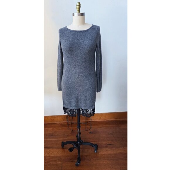 Vintage 90's Neiman Marcus Longline Cashmere Sweater Dress in a Size Medium M - Picture 2 of 8
